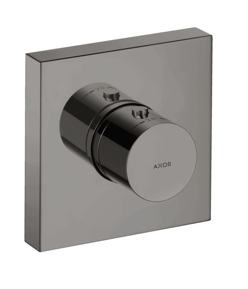 AXOR-HG-AXOR-ShowerSolutions-Thermostatmodul-120-120-Unterputz-eckig-Polished-Black-Chrome-10755330 gallery number 1